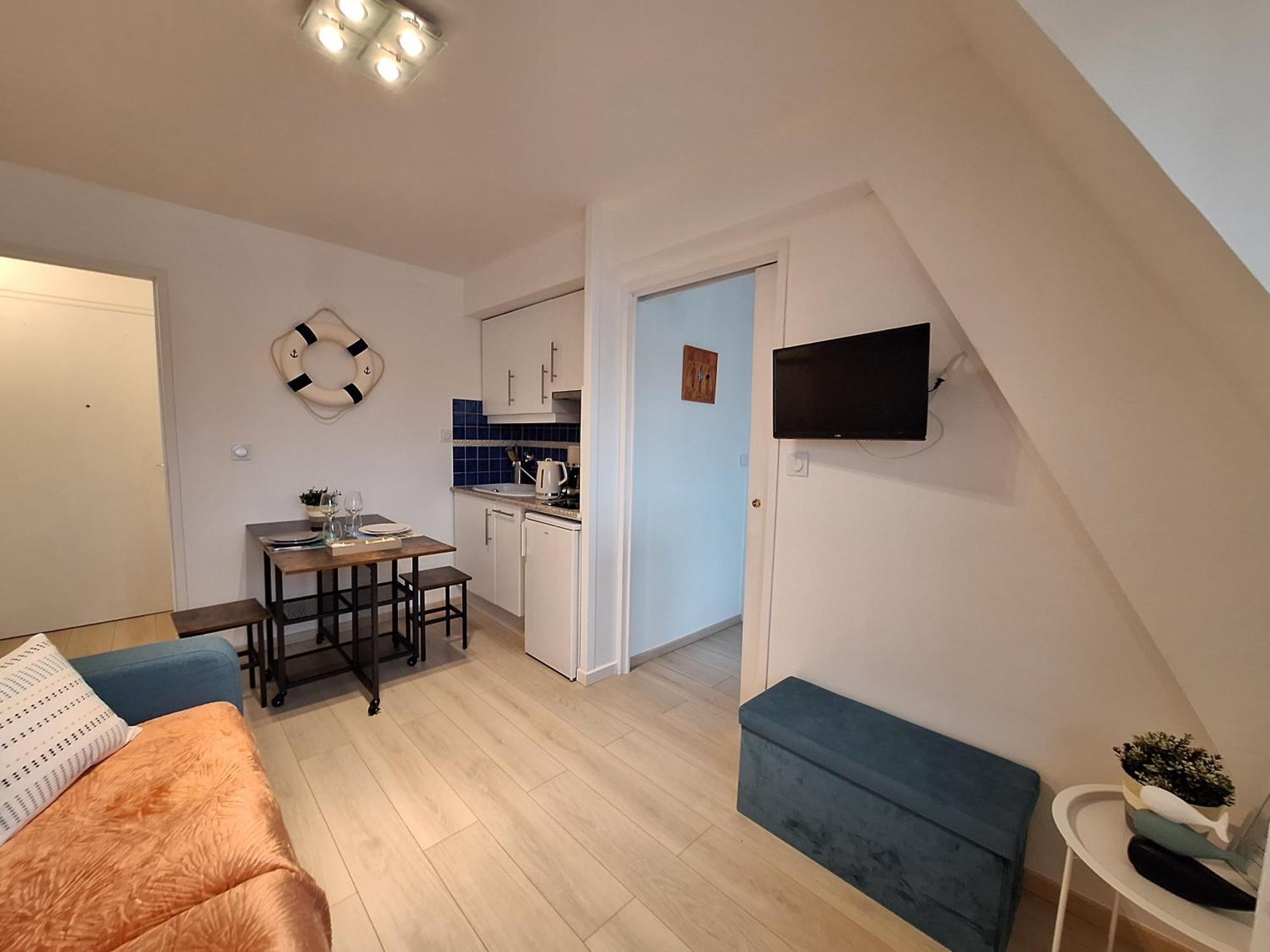 Super Deauville Appartement 2 Pieces Cosy Proche Plage Plein Sud Вилер-сюр-Мер Екстериор снимка